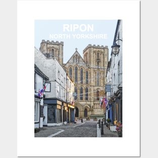 Ripon, North Yorkshire. Travel poster Posters and Art